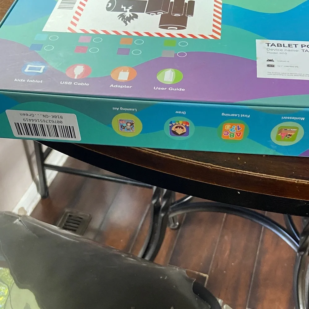 Children's Tablet with Sturdy Case - Teal